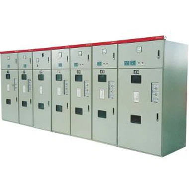 Трехфазное распределительное устройство высокого напряжения в металлическом корпусе